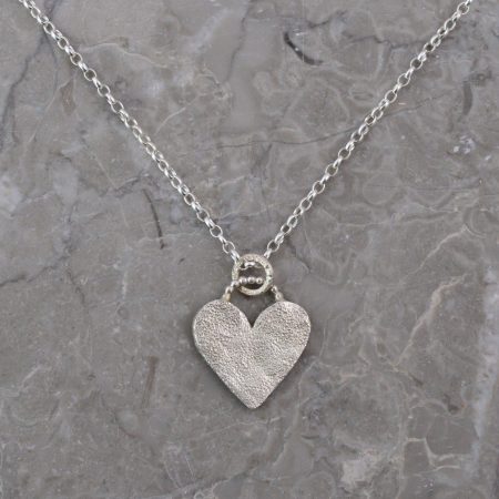 Loveworn Silver Heart Necklace
