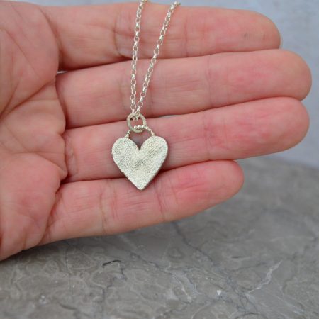 Loveworn Silver Heart Necklace