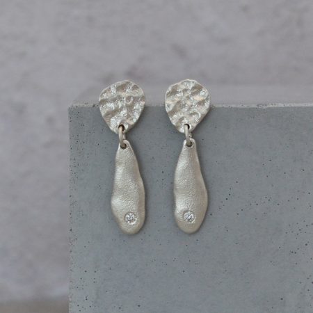 Moissanite Long Drop Earrings