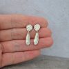 Moissanite Long Drop Earrings