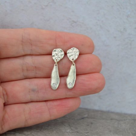 Moissanite Long Drop Earrings