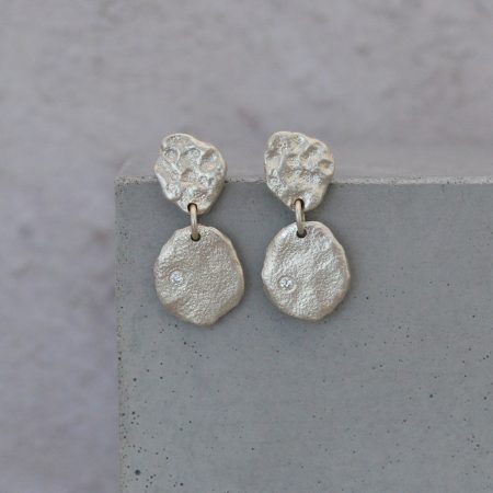 Moissanite Mini-Drop Earrings