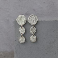 Moonfall Silver Drop Earrings