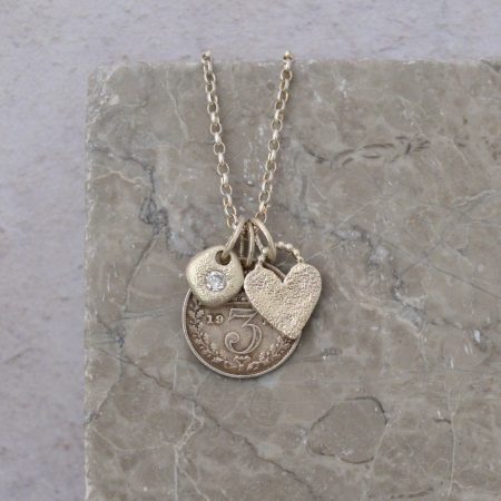 Three's the Charm Silver Necklace